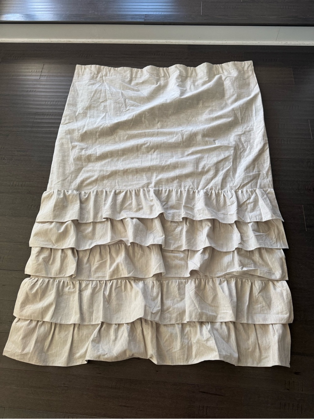 Pottery Barn Kids Evelyn Ruffle Blackout Curtains 63x42 Set of 2